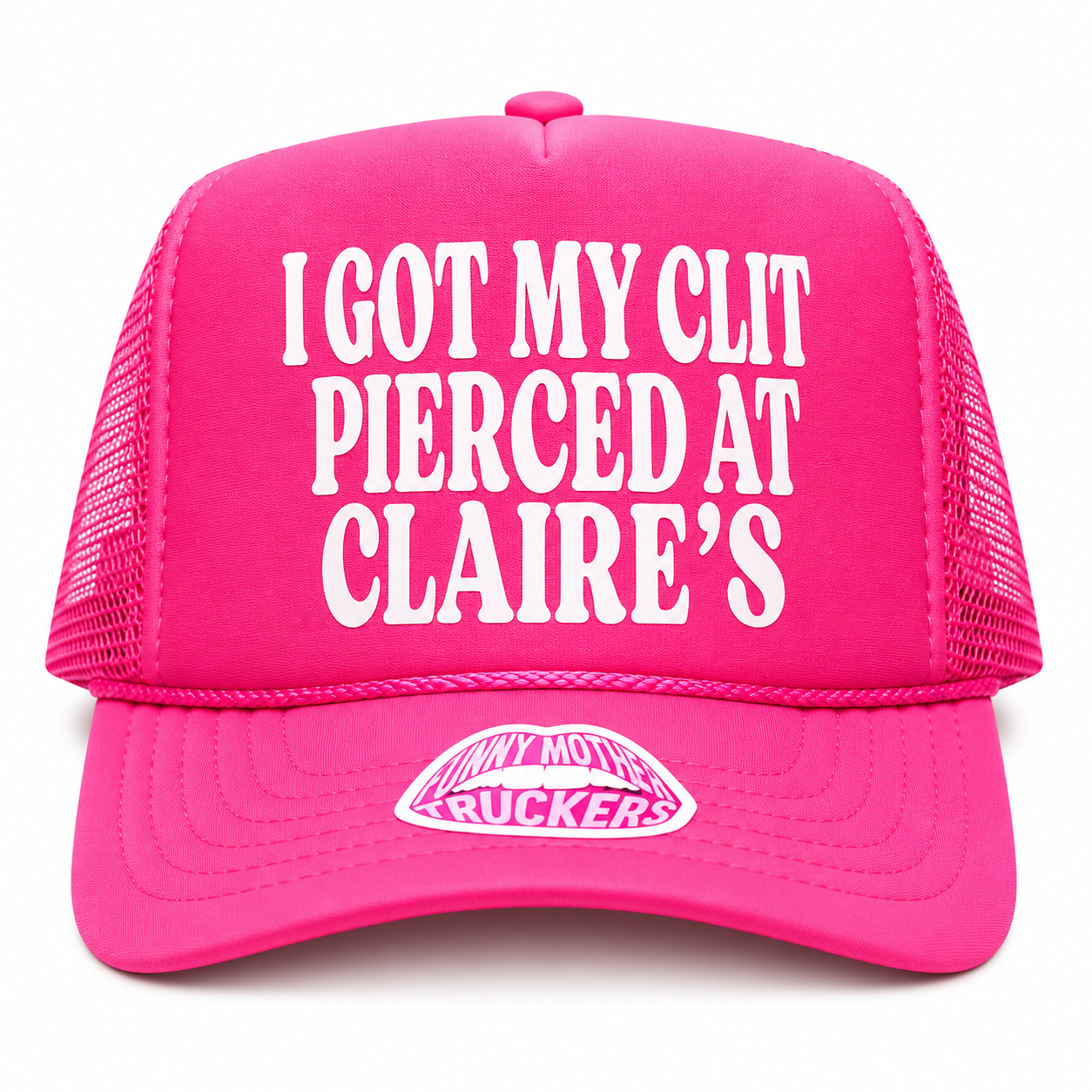 I GOT MY CLIT PIERCED AT CLAIRE'S TRUCKER HAT