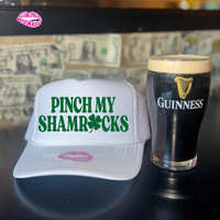 PINCH MY SHAMROCKS TRUCKER HAT