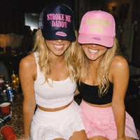 STROKE ME DADDY TRUCKER HAT