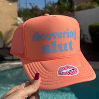 RECOVERING SLUT TRUCKER HAT