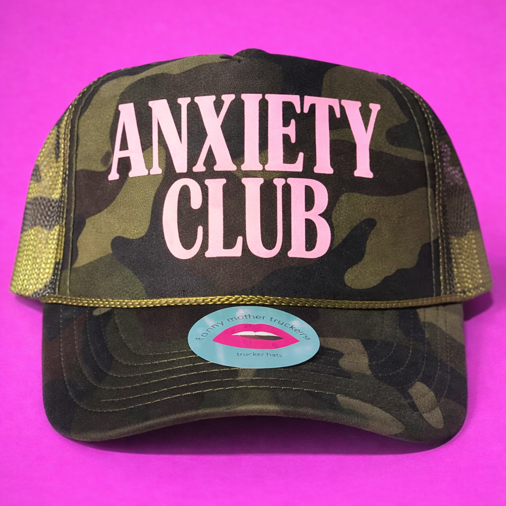 ANXIETY CLUB TRUCKER HAT