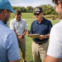 STROKE GAME STRONG TRUCKER HAT
