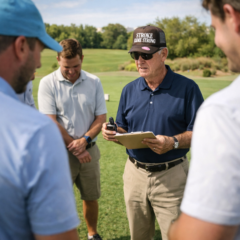 STROKE GAME STRONG TRUCKER HAT