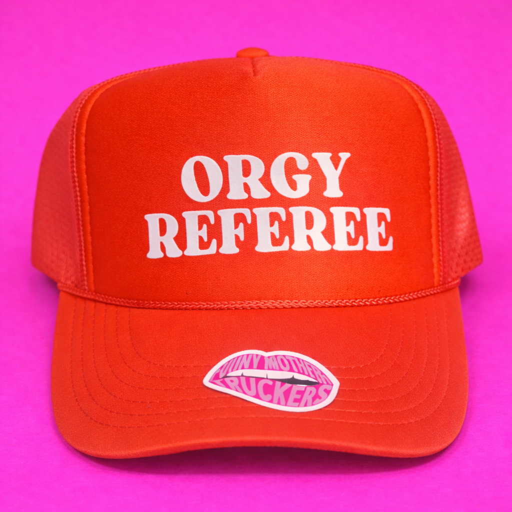 ORGY REFEREE TRUCKER HAT