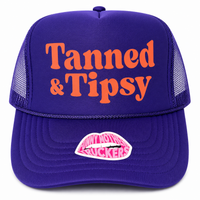 TANNED & TIPSY TRUCKER HAT