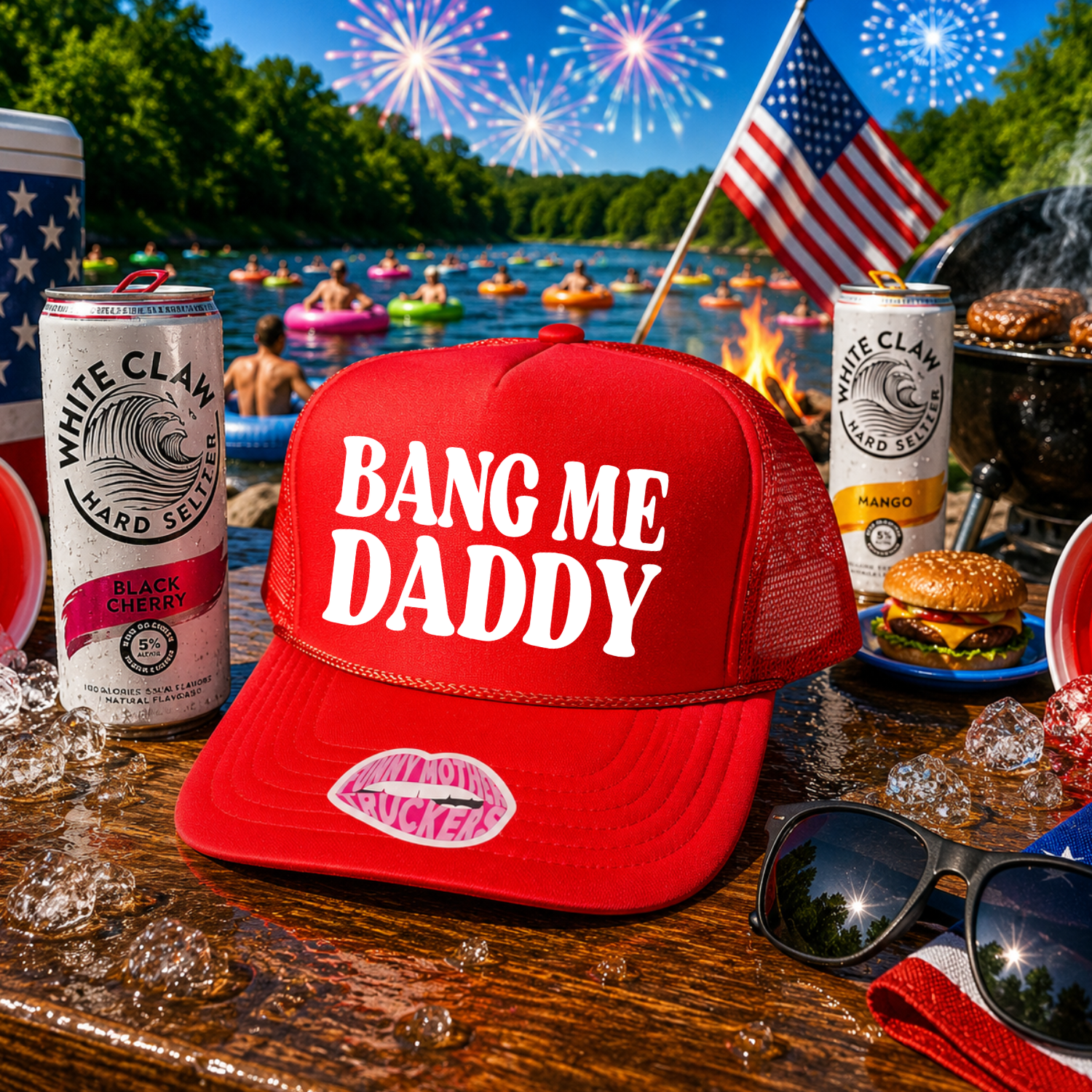 BANG ME DADDY TRUCKER HAT