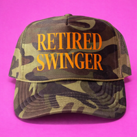 RETIRED SWINGER TRUCKER HAT