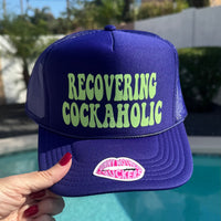 RECOVERING COCKAHOLIC TRUCKER HAT