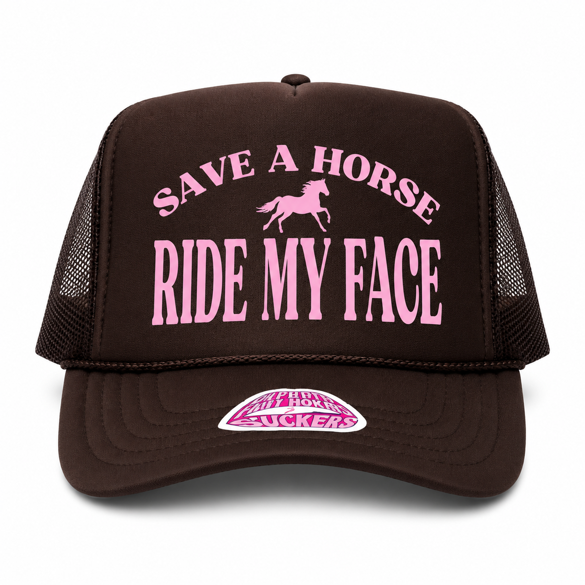 SAVE A HORSE RIDE MY FACE TRUCKER HAT