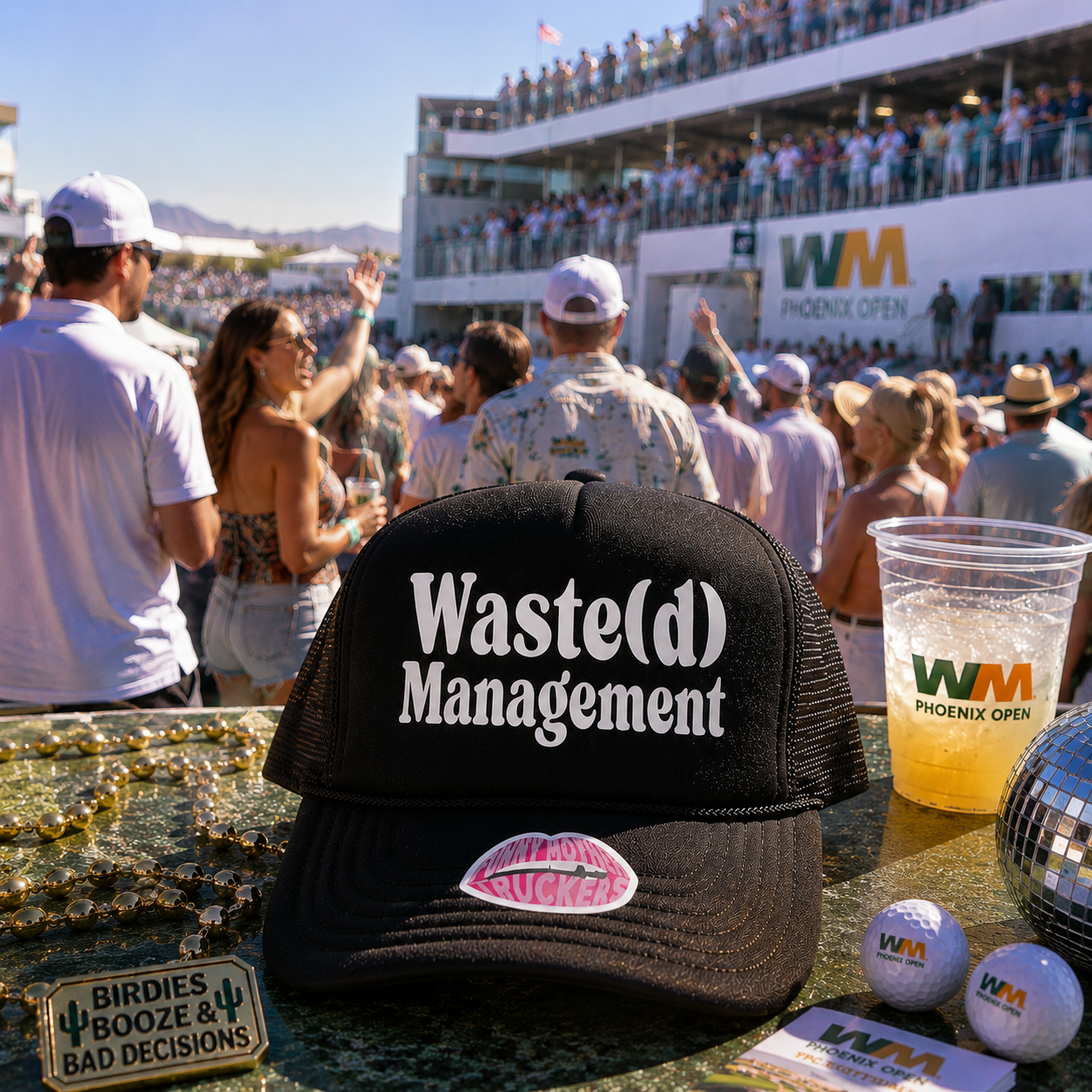 WASTE(D) MANAGEMENT TRUCKER HAT