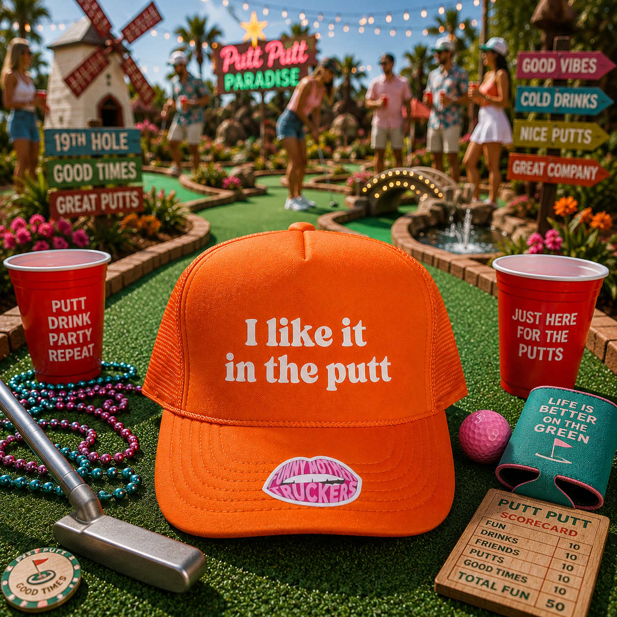 I LIKE IT IN THE PUTT TRUCKER HAT