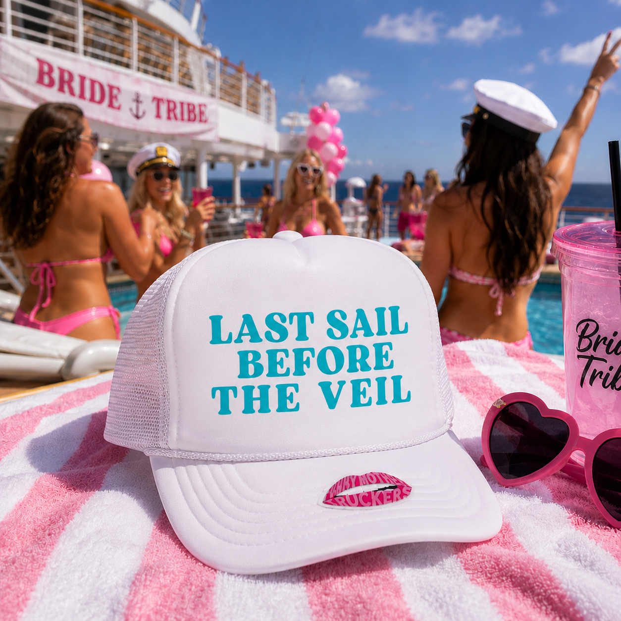 LAST SAIL BEFORE THE VEIL TRUCKER HAT