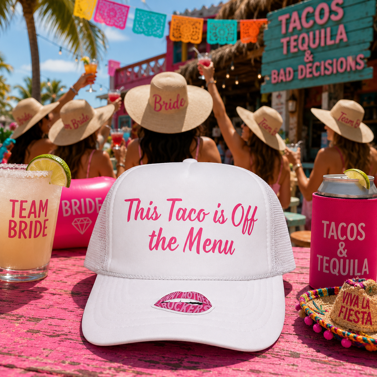 THIS TACO IS OFF THE MENU TRUCKER HAT