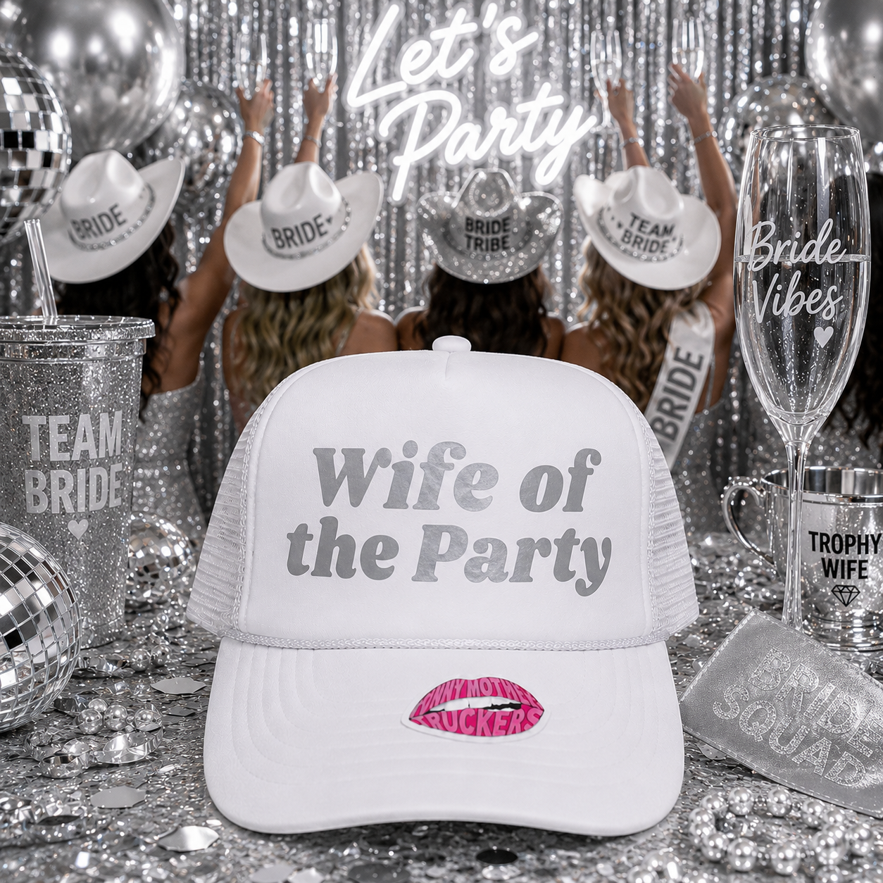 WIFE OF THE PARTY TRUCKER HAT