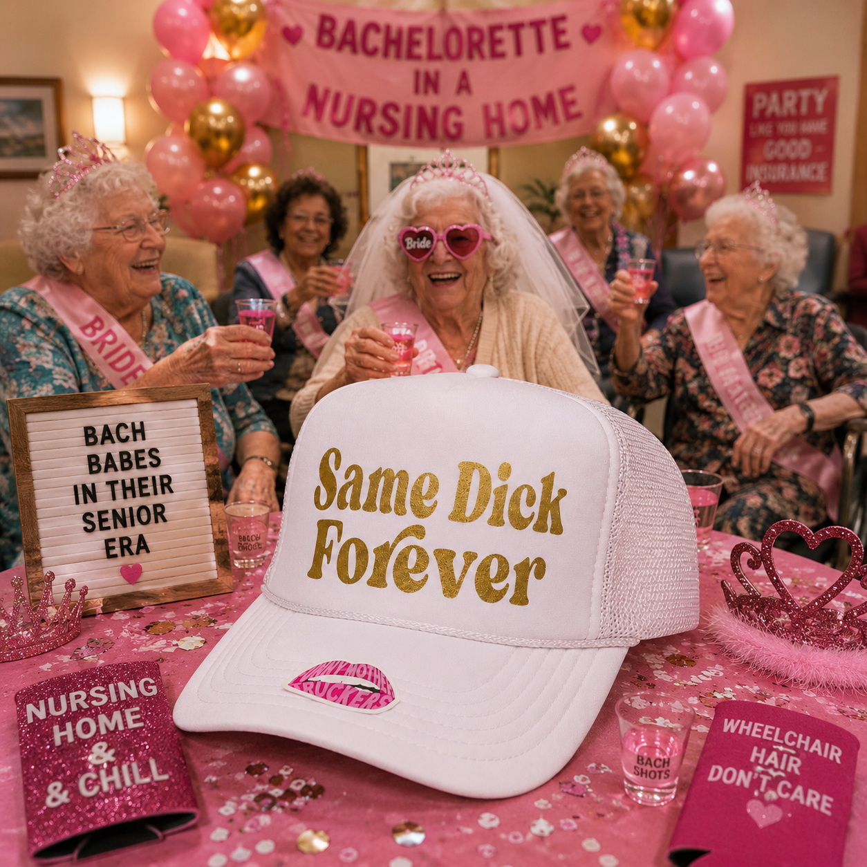 SAME DICK FOREVER TRUCKER HAT