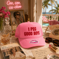 I PEG GOOD BOYS TRUCKER HAT