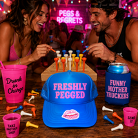 FRESHLY PEGGED TRUCKER HAT