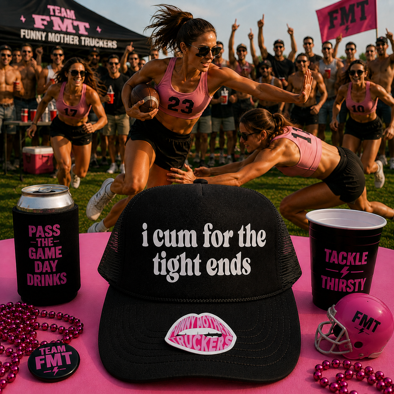 I CUM FOR THE TIGHT ENDS TRUCKER HAT