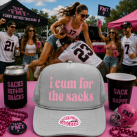 I CUM FOR THE SACKS TRUCKER HAT