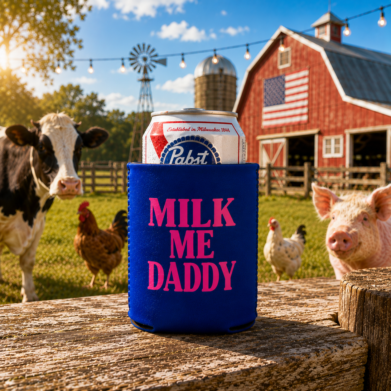 MILK ME DADDY CAN HOLDER