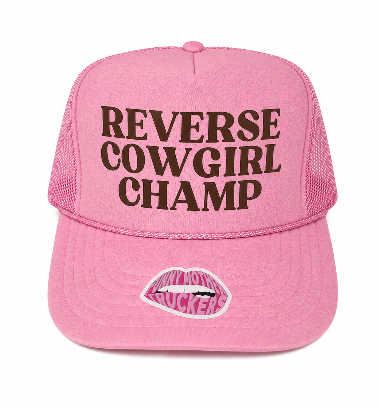 REVERSE COWGIRL CHAMP TRUCKER HAT