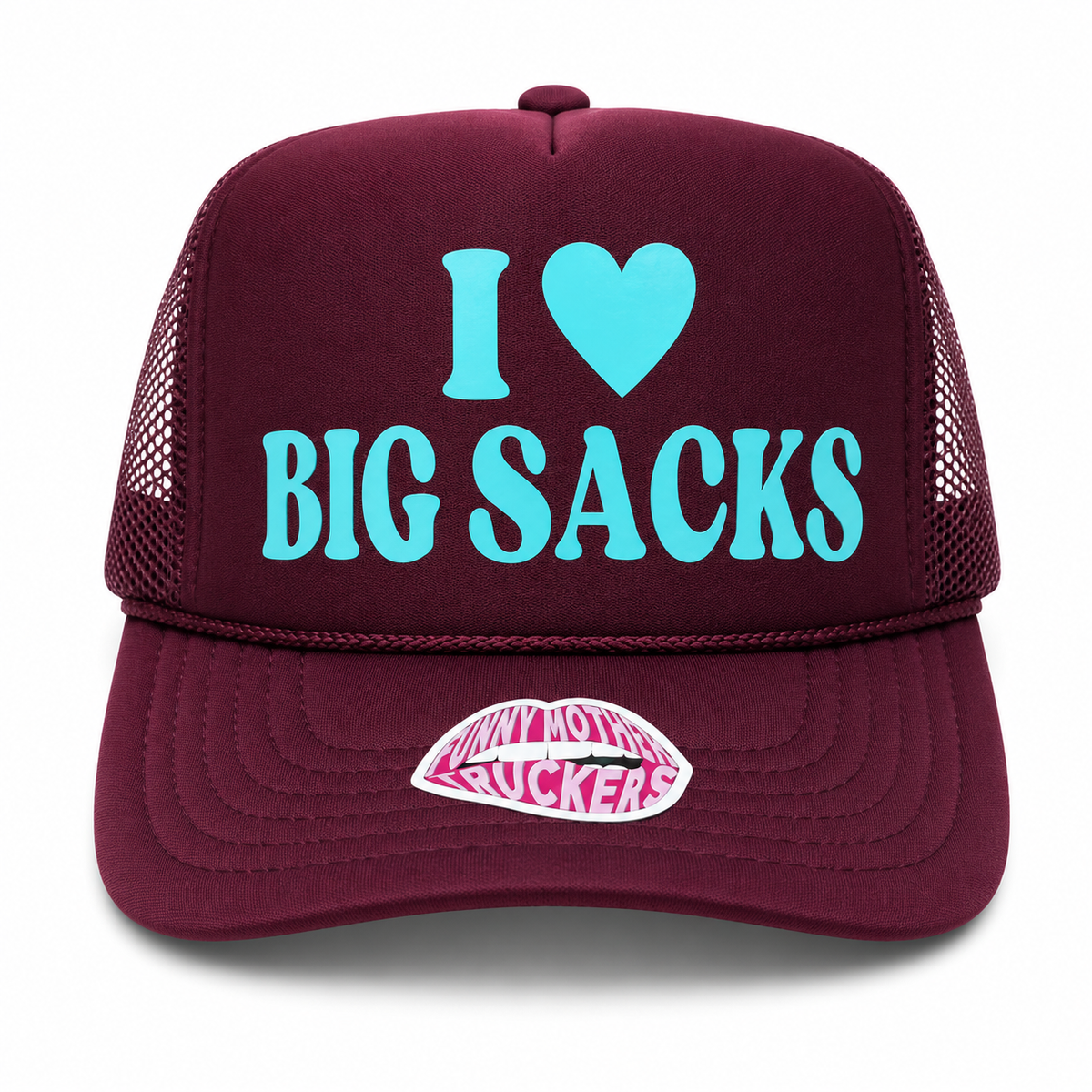 I LOVE BIG SACKS TRUCKER HAT