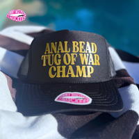 ANAL BEAD CHAMP TRUCKER HAT