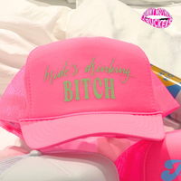 BRIDE'S DRINKING BITCH TRUCKER HAT