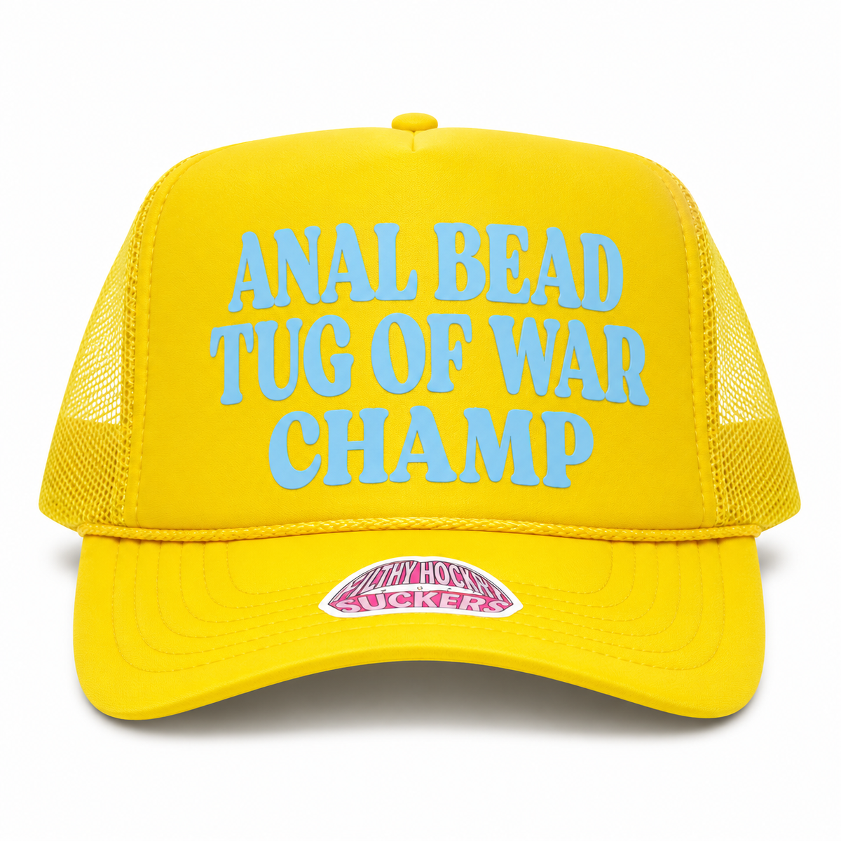 ANAL BEAD TUG OF WAR CHAMP TRUCKER HAT