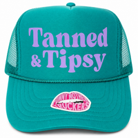 TANNED & TIPSY TRUCKER HAT