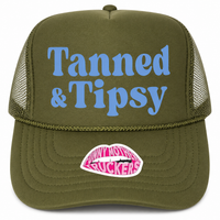 TANNED & TIPSY TRUCKER HAT