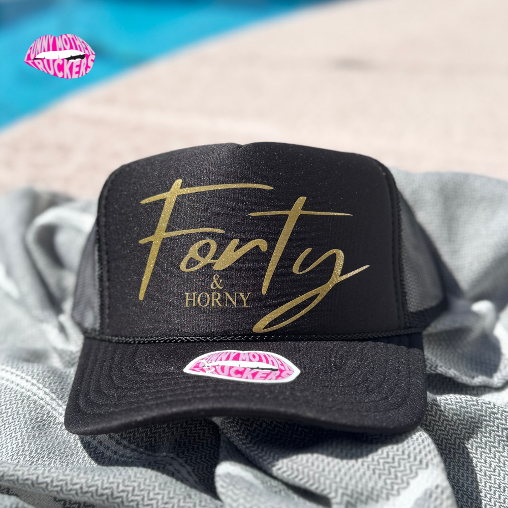 FORTY & HORNY TRUCKER HAT