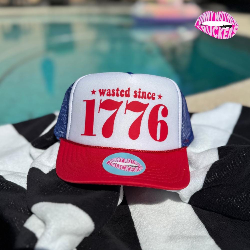 WASTED SINCE 1776 TRUCKER HAT