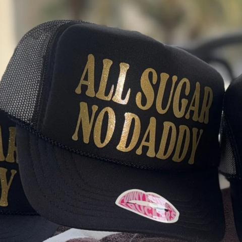 ALL SUGAR NO DADDY PARTY TRUCKER HAT