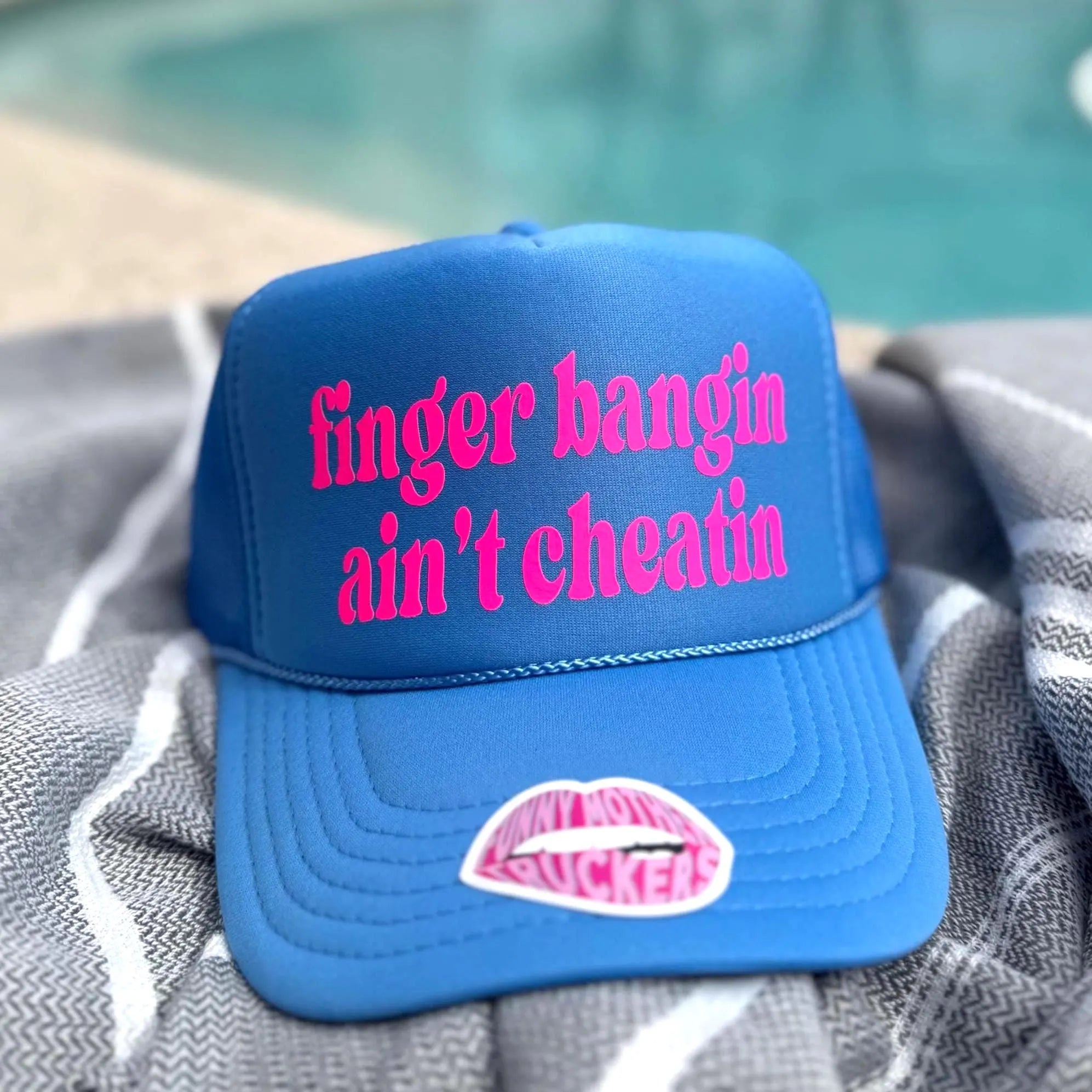 FINGER BANGIN AIN'T CHEATIN TRUCKER HAT