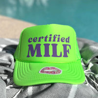 CERTIFIED MILF TRUCKER HAT