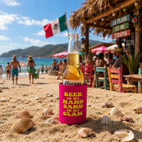 BEER IN MY HAND SAND IN MY CLAM CAN HOLDER