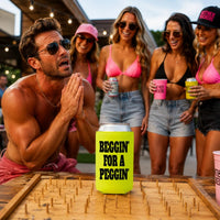 BEGGIN' FOR A PEGGIN' CAN HOLDER
