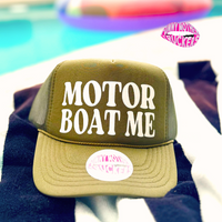 MOTOR BOAT ME TRUCKER HAT