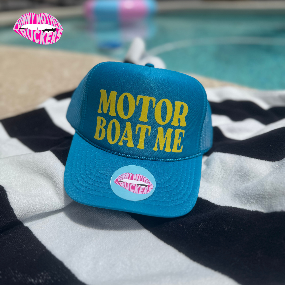 MOTOR BOAT ME TRUCKER HAT