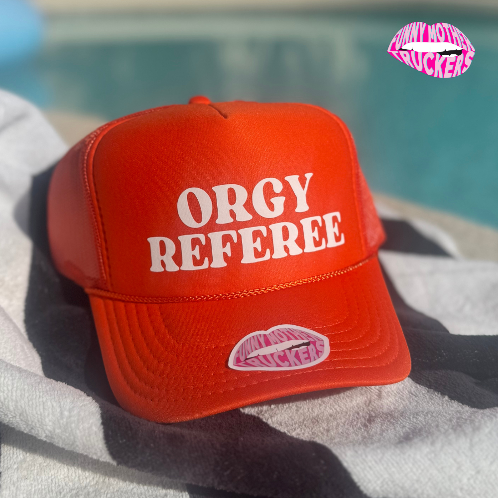 ORGY REFEREE TRUCKER HAT