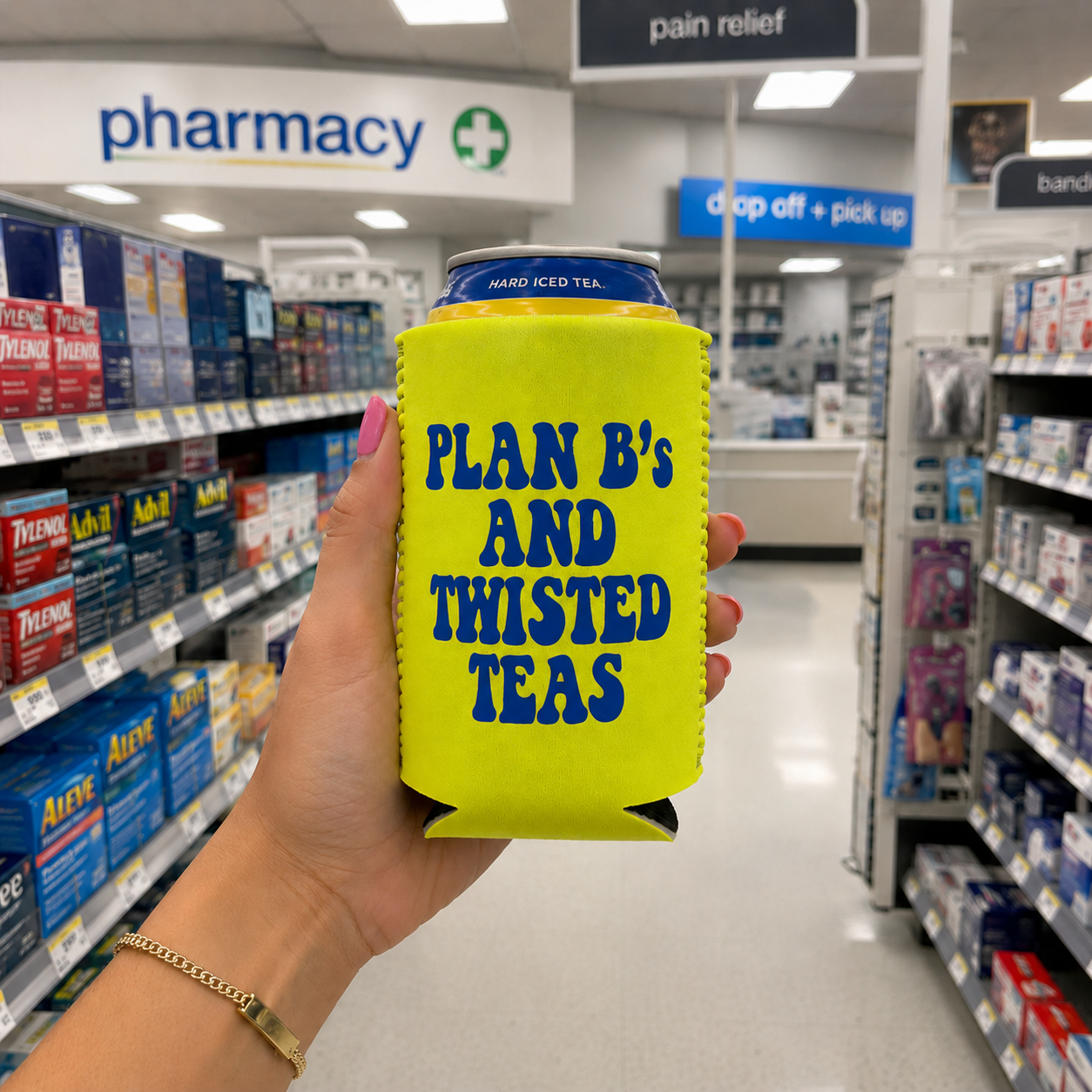 PLAN B'S & TWISTED TEAS CAN HOLDER