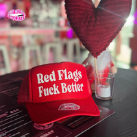 RED FLAGS FUCK BETTER TRUCKER HAT