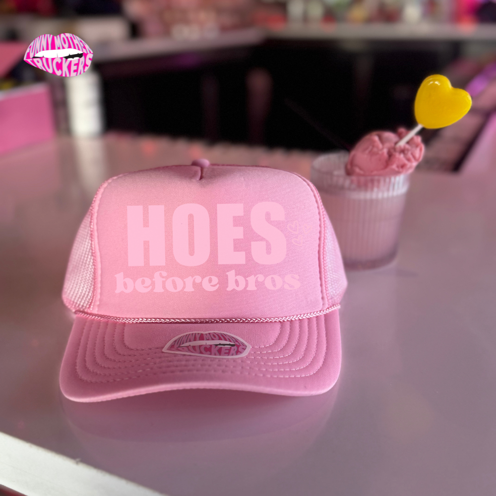 HOES BEFORE BROS TRUCKER HAT