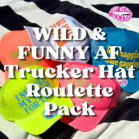 FUNNY & WILD AF Trucker Hat Roulette Pack