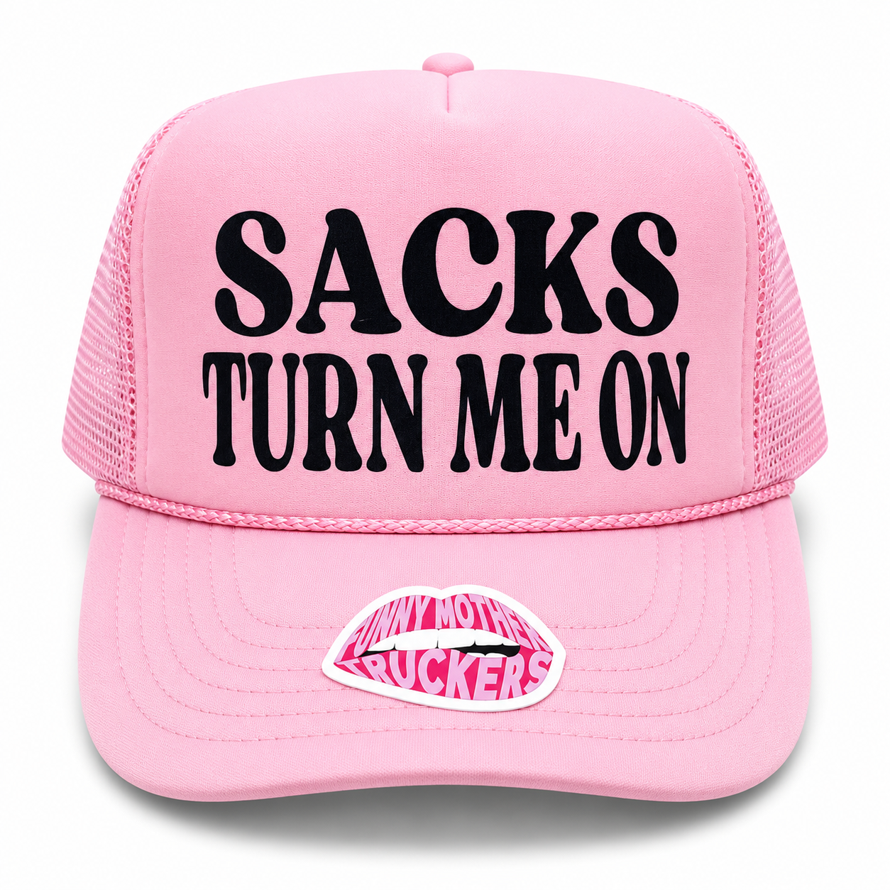 SACKS TURN ME ON TRUCKER HAT