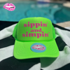SIPPIN' AND SIMPIN' TRUCKER HAT